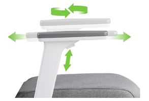 KVIX-D High-back Fabric Ergonomic Office Chair|Ergonomic Office Chair