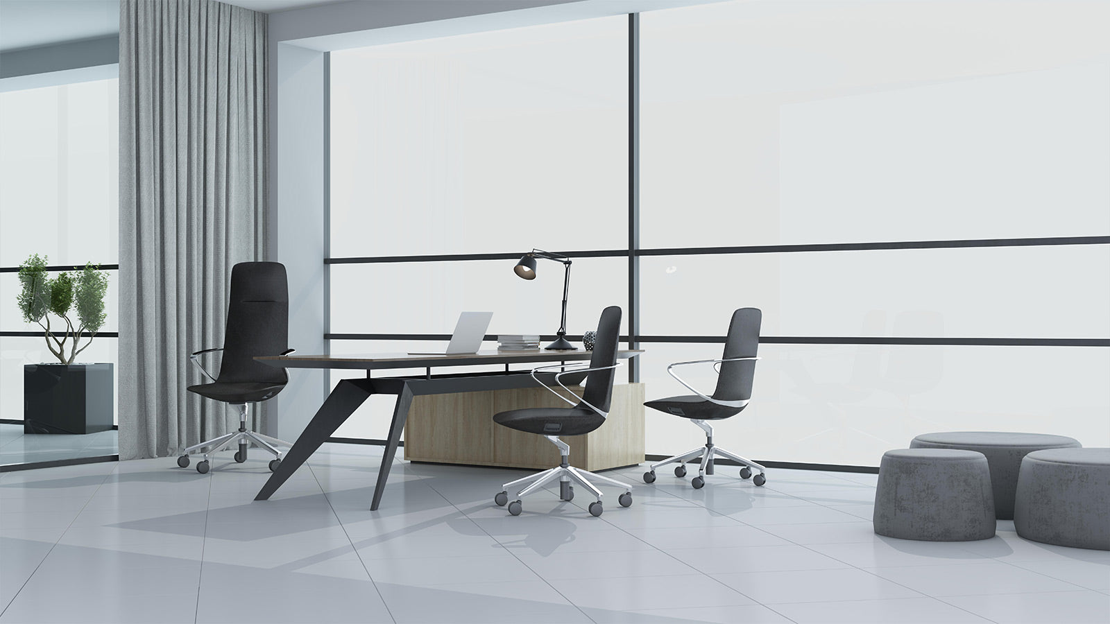 GT001 Amola 高背辦公室真皮老闆大班椅|德國設計大師系列