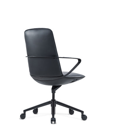 KAMOLA-02-Pavo Fashion Supervisor Chair Office Chair Imitation Leather (Microfiber Leather) Fixed Handrail