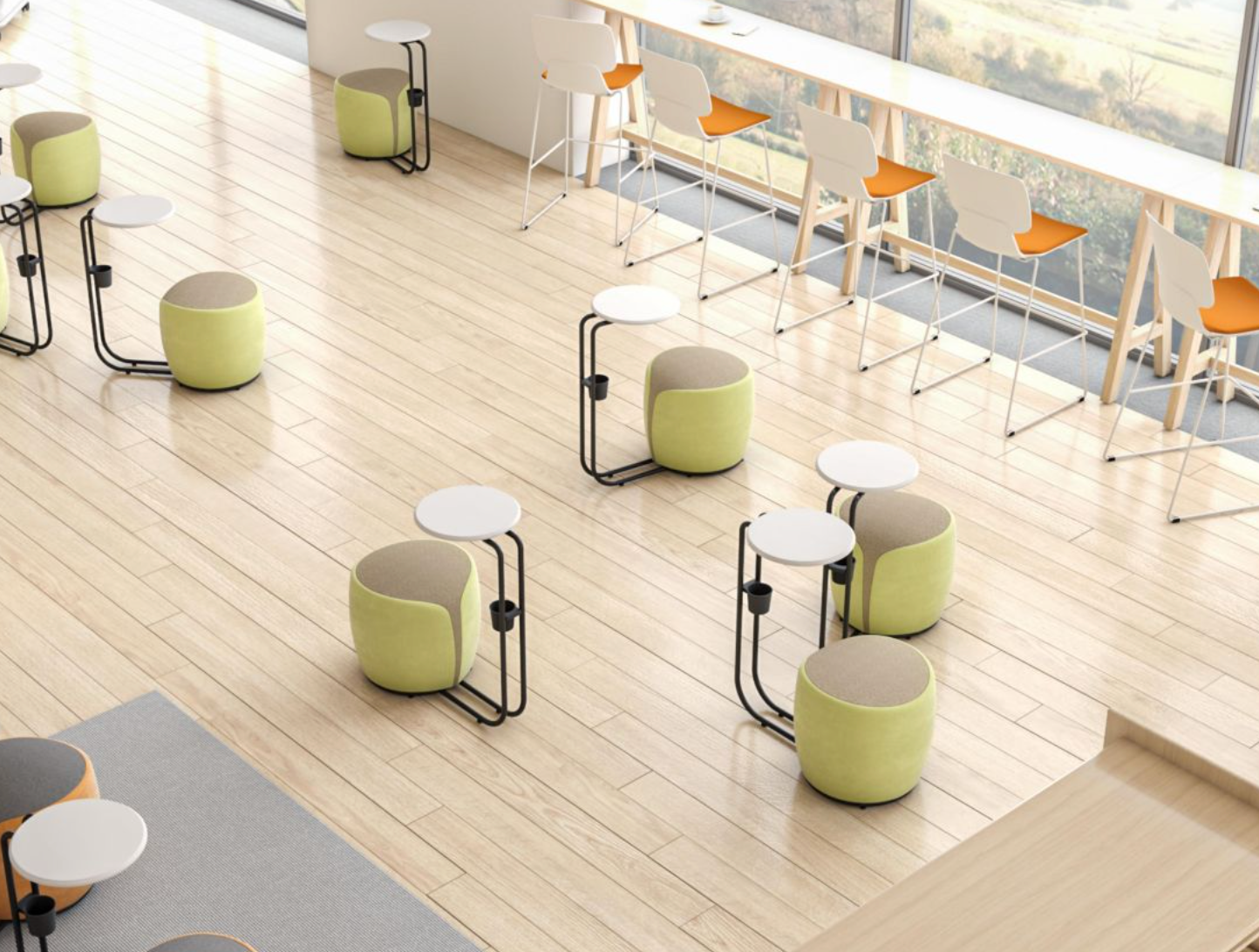 WIN-A Leisure Training Chair | Round Meeting Chair