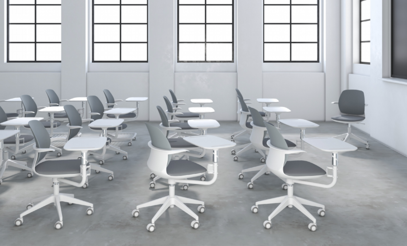 KMAU-E Atrium 多功能課室椅連書包座