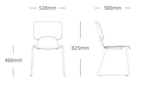 KLEX-B Multifunctional school storage stacking chair