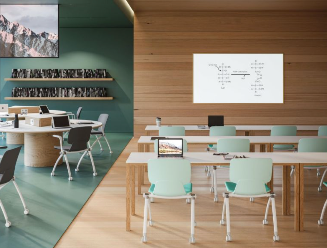 KEM008A KIDE 可疊放教室椅