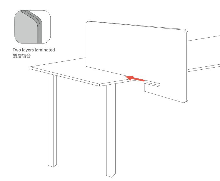 EFP-14 Painte engraving interposer partition