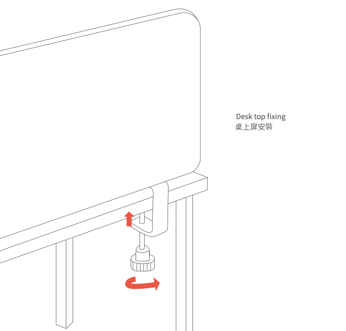 EFP-12 Modern 桌上型辦公隔板 Desktop Office Divider