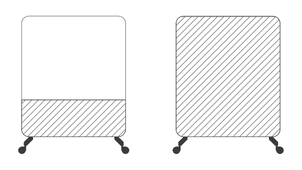 EFP-8 Classic 落地白板 面板分隔 Floor-standing whiteboard Panel divider