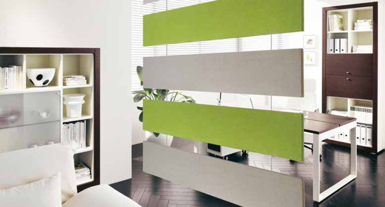 EFP-7 Gothic desktop hanging privacy partition Clamp-On Privacy Panel