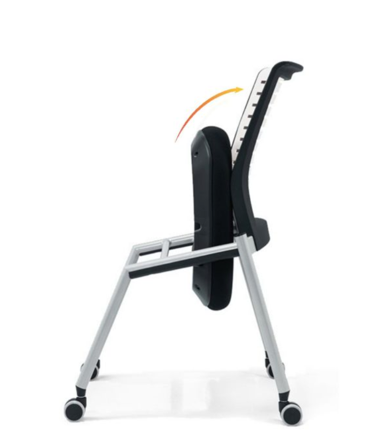 KEM035 Zenith 可疊放手寫板滑輪棉墊培訓椅