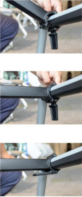 KEM035 Zenith 可疊放手寫板滑輪棉墊培訓椅