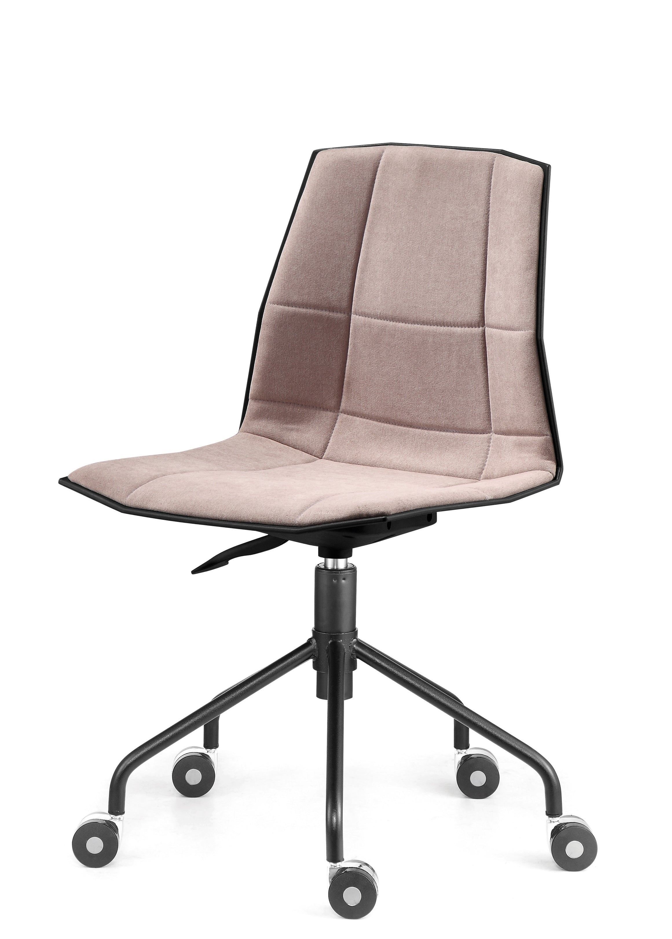 KR101-Amici 餐椅 金屬腳帶滾輪