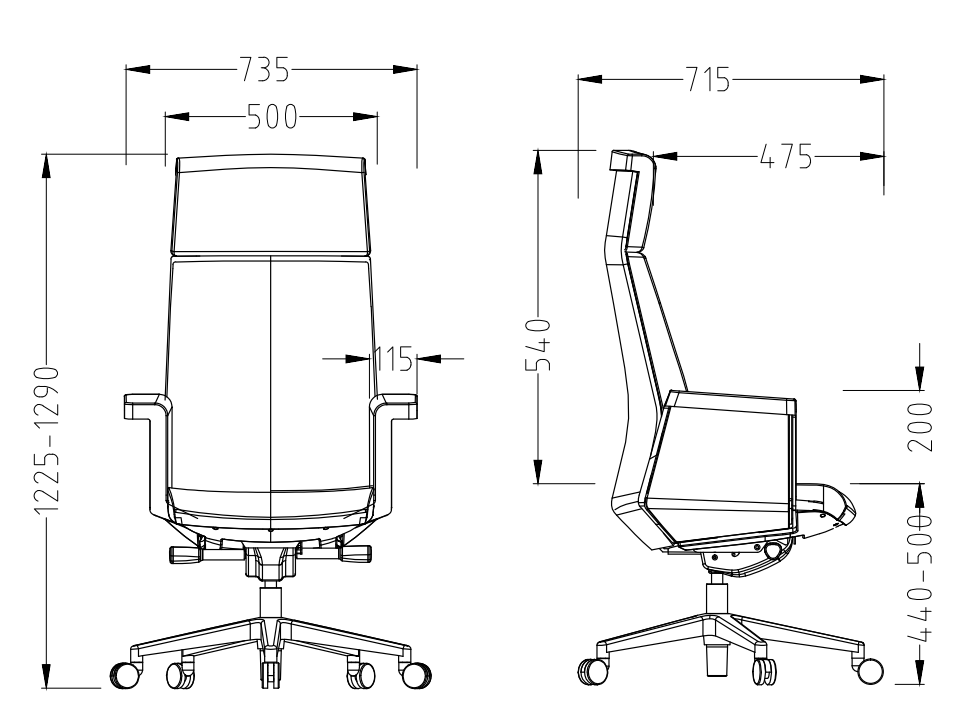 KH-250A 大班座椅 巴西進口黃牛皮 - KLT Furniture