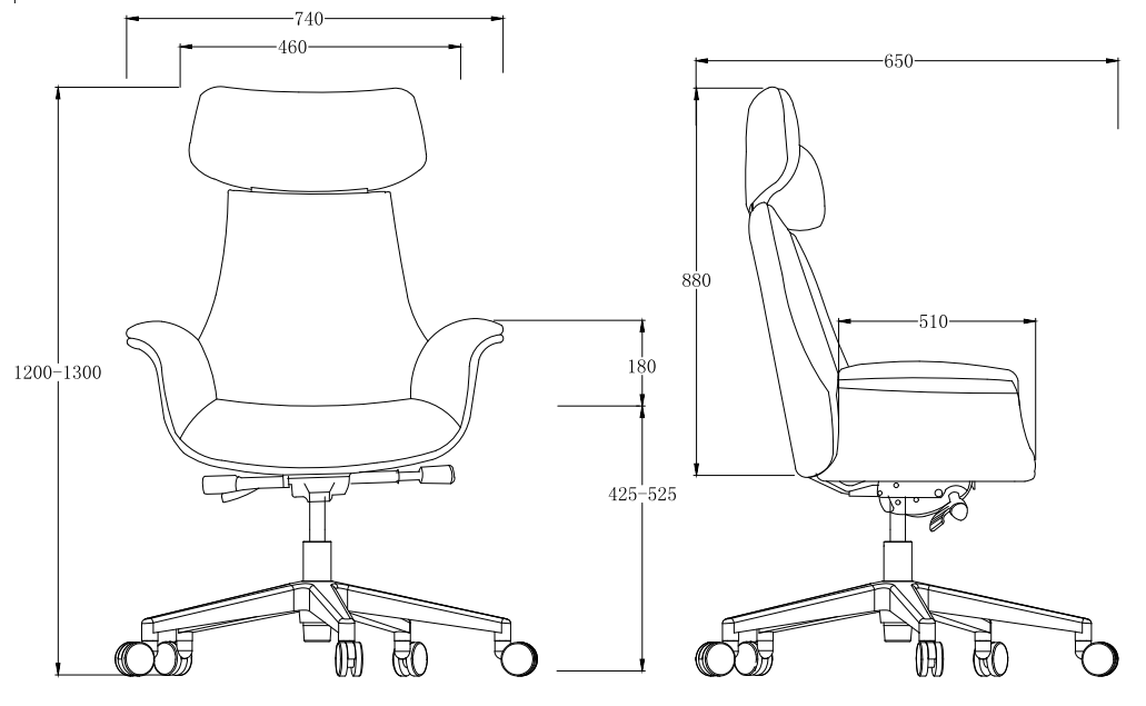 KH-272A 大班座椅 巴西進口黃牛皮 - KLT Furniture