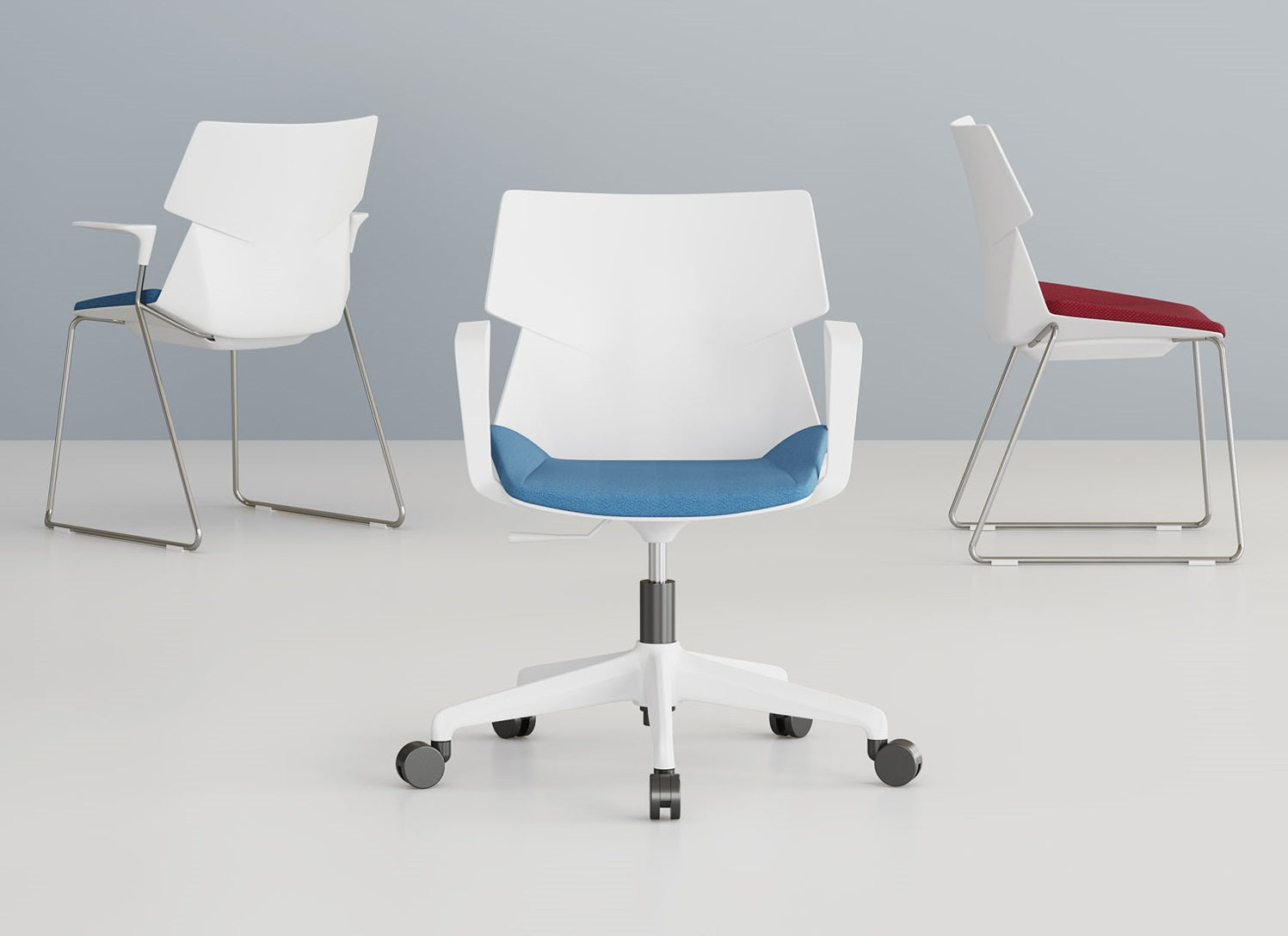 KH-346C3 Turbo Four-legged Plastic Back Student Chair