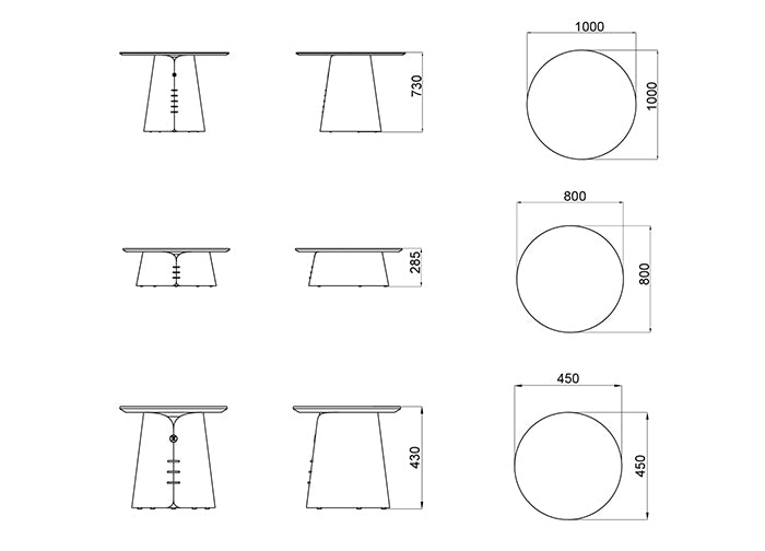 KPT-12 Asti Coffee Table Conference Table|Multi-Function Table|Business and Casual