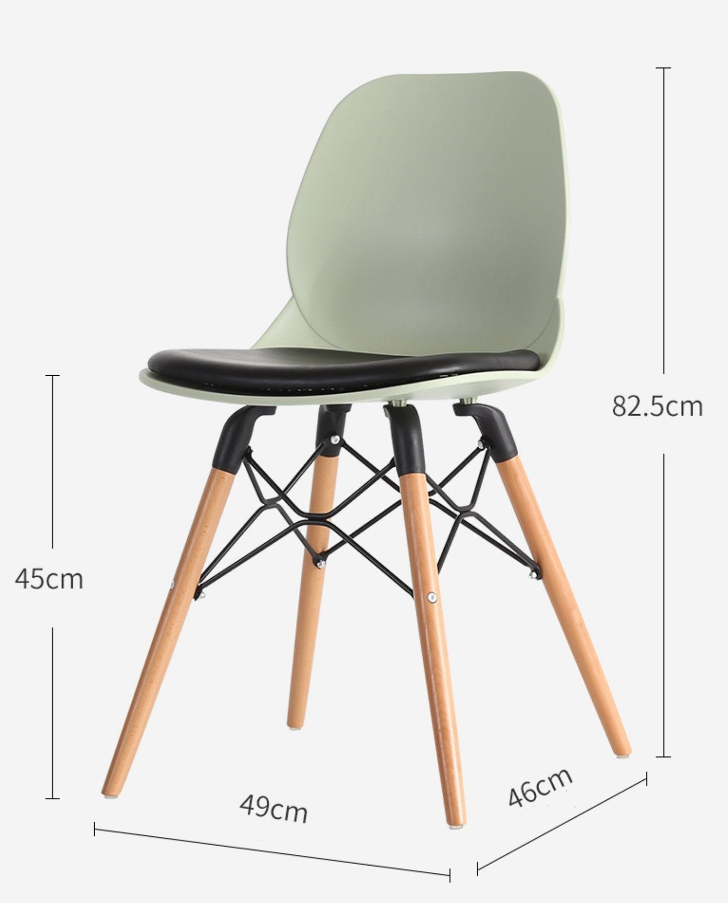 KC-140-Rave Nordic wooden foot leisure chair