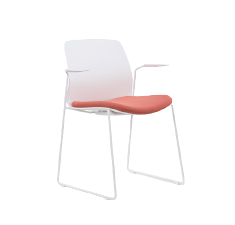 KEM016A-H MOSH 輕量扶手學校收納型疊椅