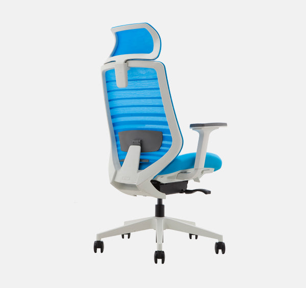 ESP001B SPARTA Korean 3D Mesh Office Chair (White Frame)