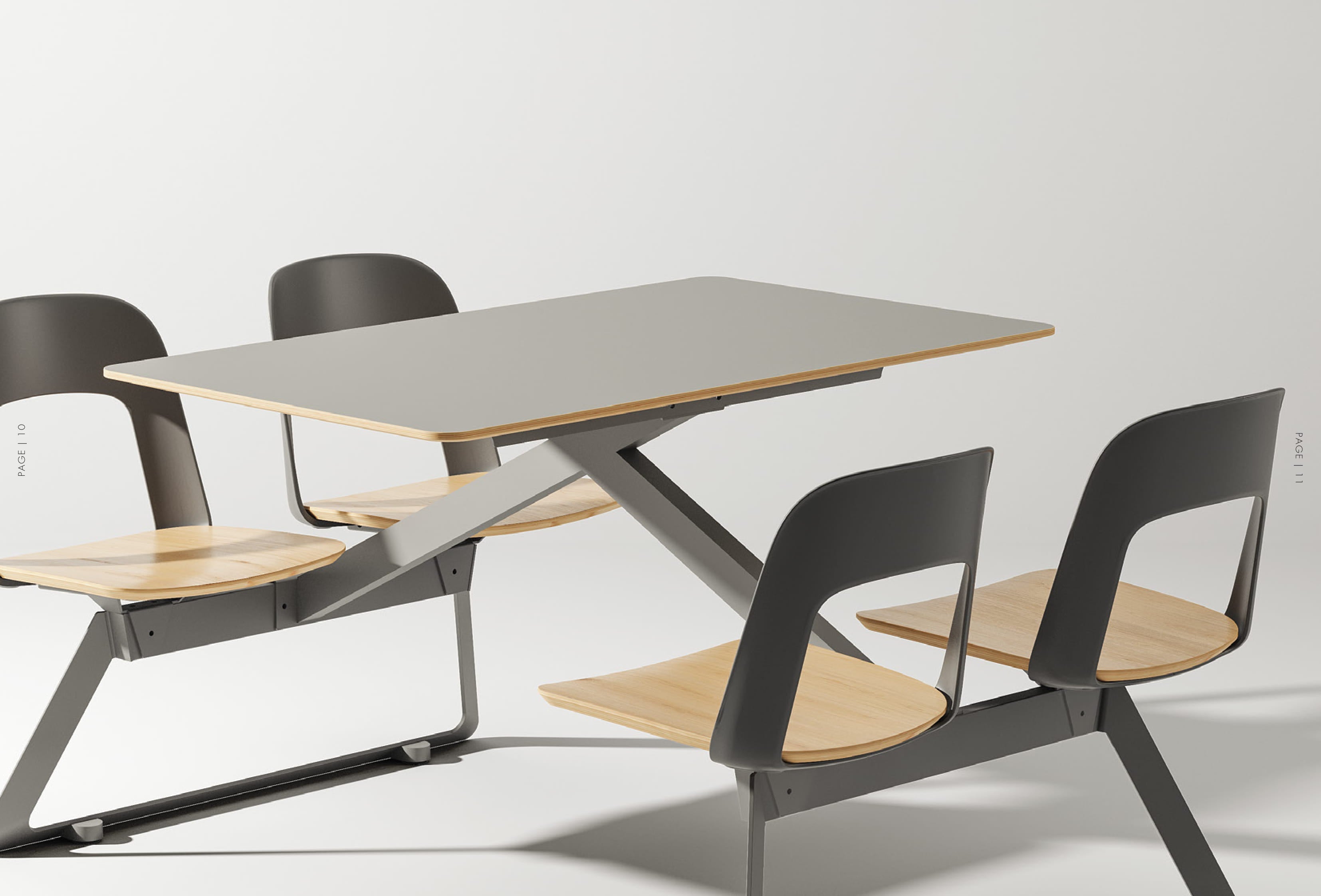 HF61- Conference stackable chair 疊椅 - KLT Furniture