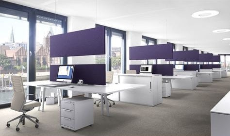 WD4300 Venere 高隱私屏風辦公桌|獨立工作空間