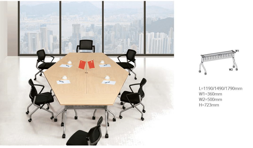 LS-713A Varese folding table roller design