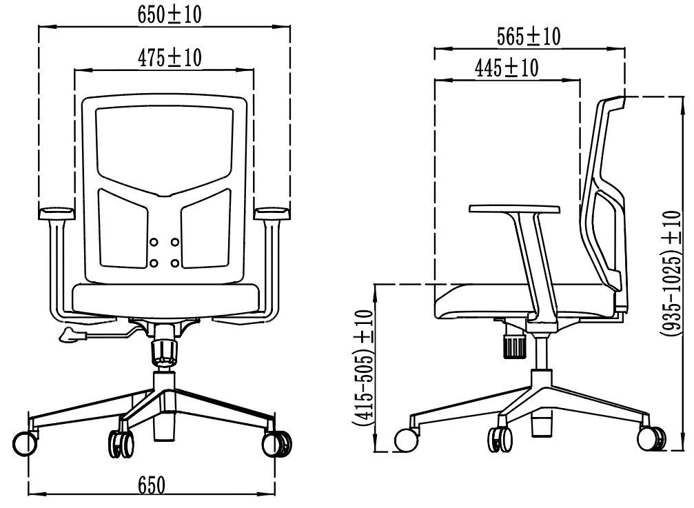 SMM6B-Cielo Armaries Staff Chair Meeting Chair