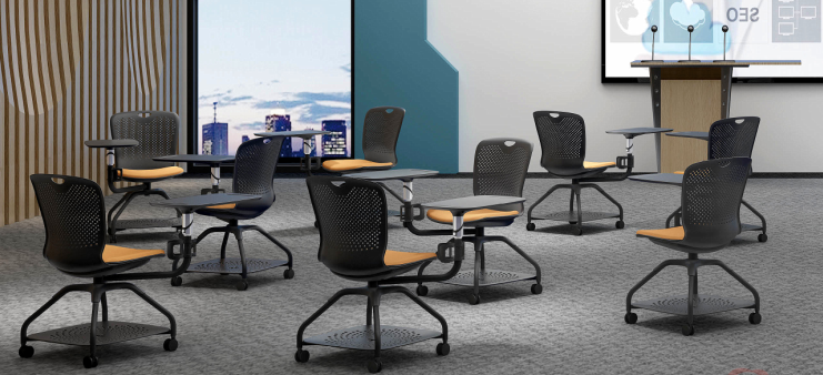 SC107 Medita classroom dedicated writing board chair and schoolbag seat