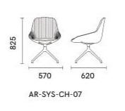 KSYS01-Bari fabric steel foot leisure chair