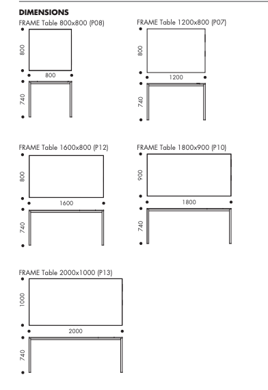 HT01 Lapalma 家用桌|Designer Home Desk|北歐簡約工作台