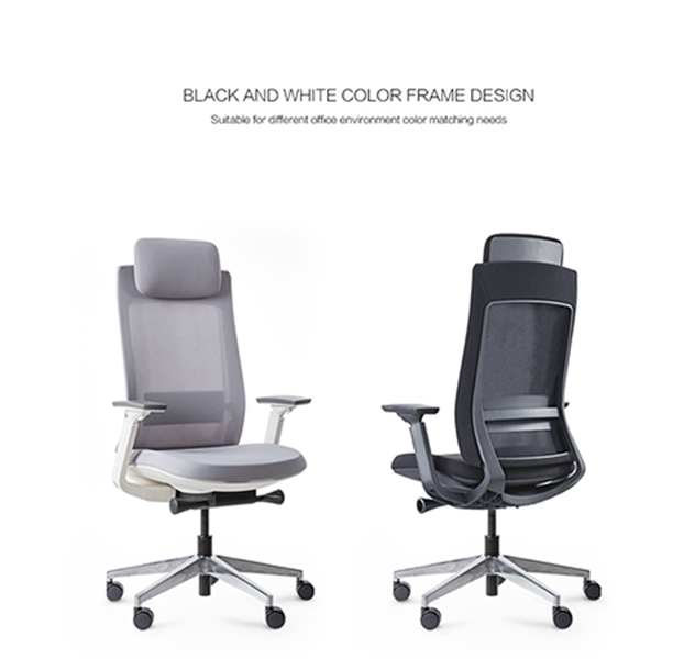 KEVL-Panna Ergonomic High Back Leather Chair