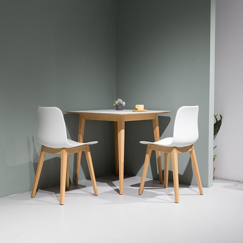 KPT-1 長方形餐桌 白色/黑色 - KLT Furniture