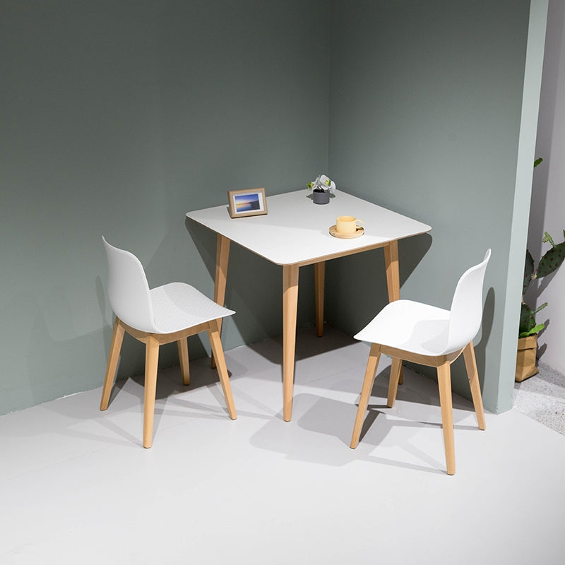 KPT-1 長方形餐桌 白色/黑色 - KLT Furniture