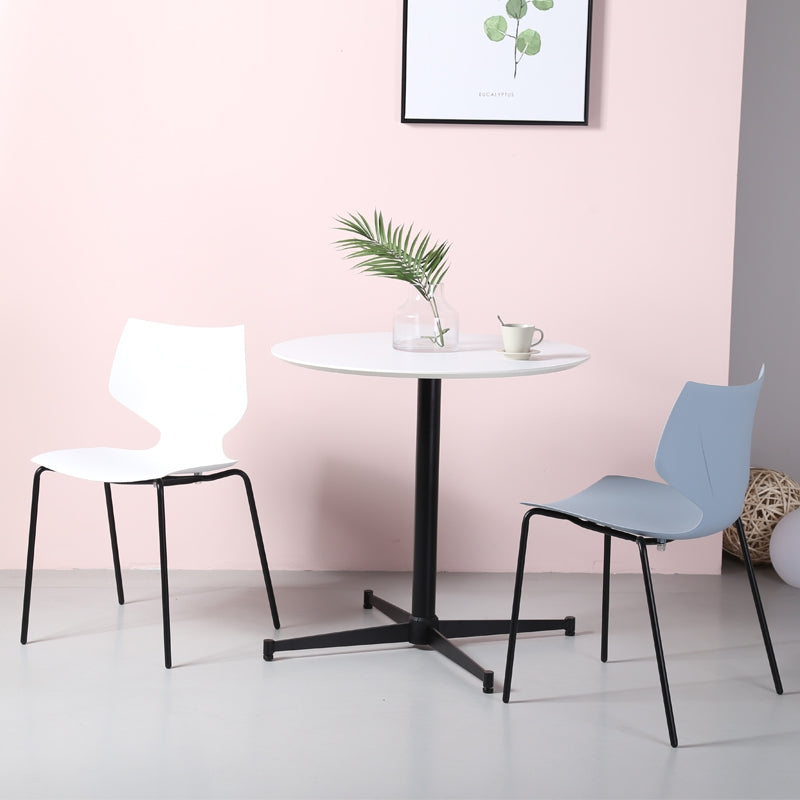 KPT- 3 餐桌 圓形/正方形 木色/白色 - KLT Furniture