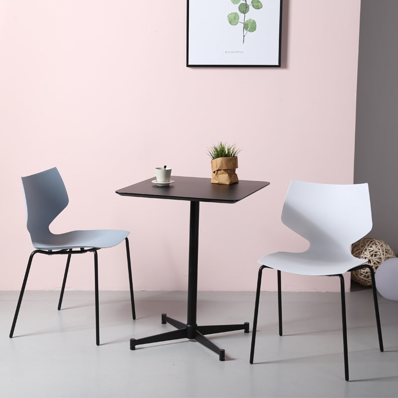 KPT- 3 餐桌 圓形/正方形 木色/白色 - KLT Furniture