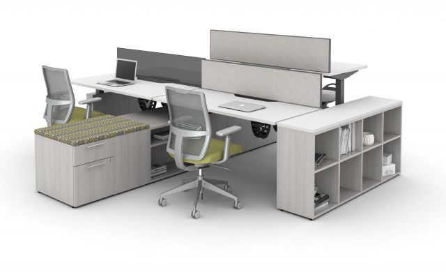 WD1200 Mode High Privacy Executive Office Desk|Floor-standing Screen Silent Design