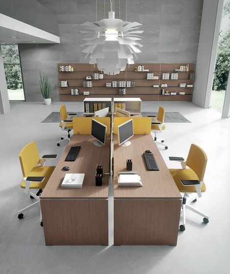 WD4600 Roma Seat-on-Seated Screen Workbench|Shared Table|Private Office Desk