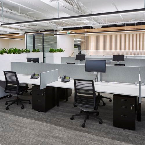 WD7000 Gusto 無框屏風辦公枱 – Frameless Partition Desk