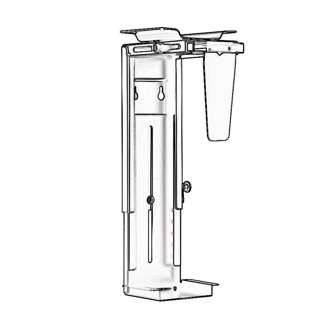 CH2 Adjustable Computer Mount Fits CPU