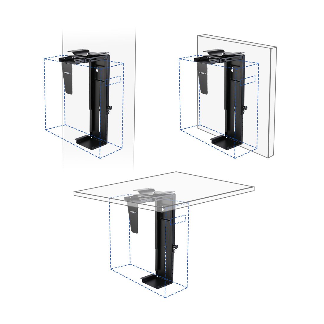 CH2 Adjustable Computer Mount Fits CPU