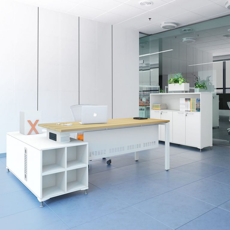 EMD3500 Iwork EXE L型Executive大班枱|帶櫃大班台