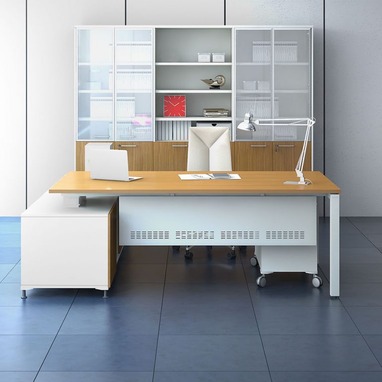 EMD3500 Iwork EXE L型Executive大班枱|帶櫃大班台