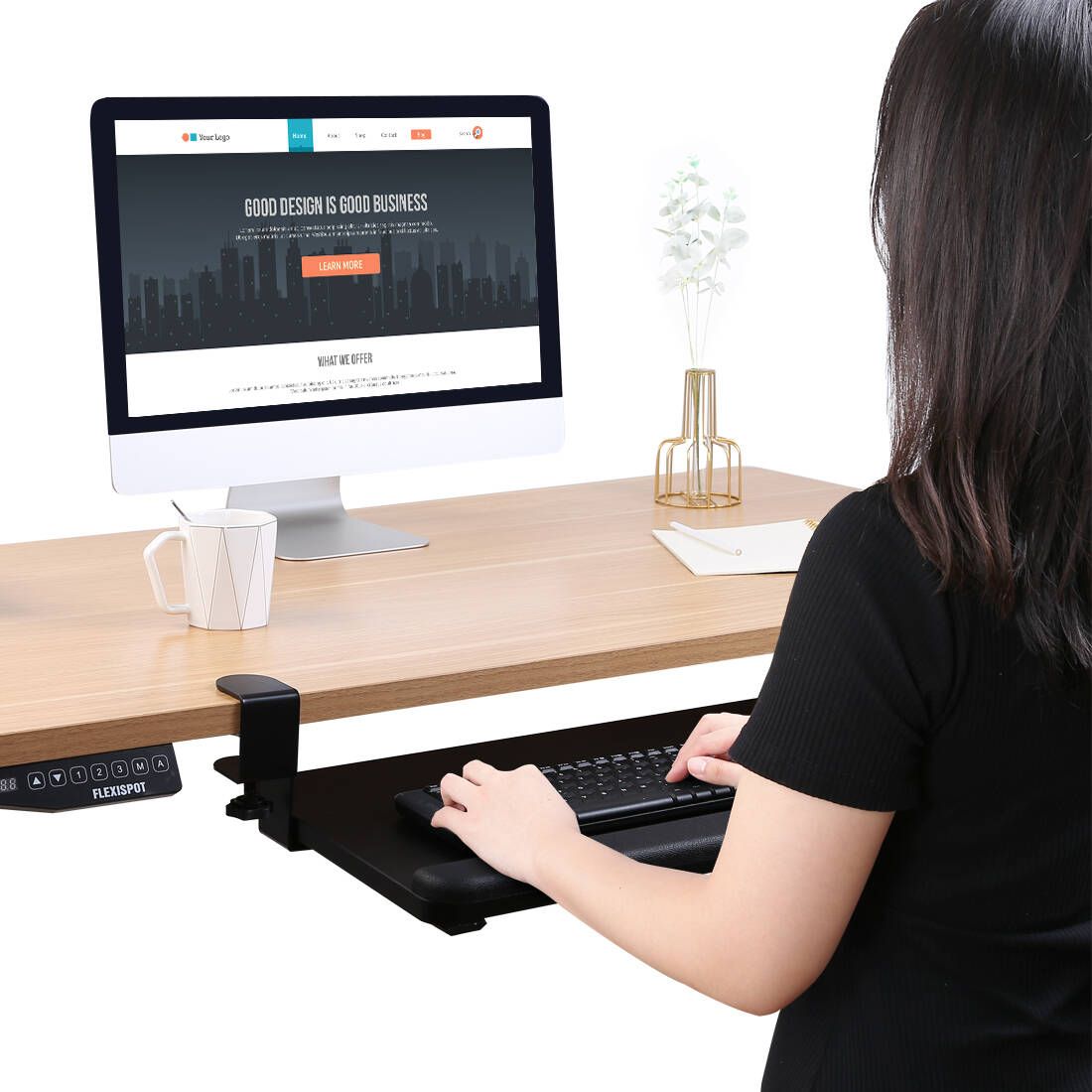 KT2B Keyboard Tray Keyboard Tray