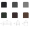 ST035 Andrea Single Leather Office Comb
