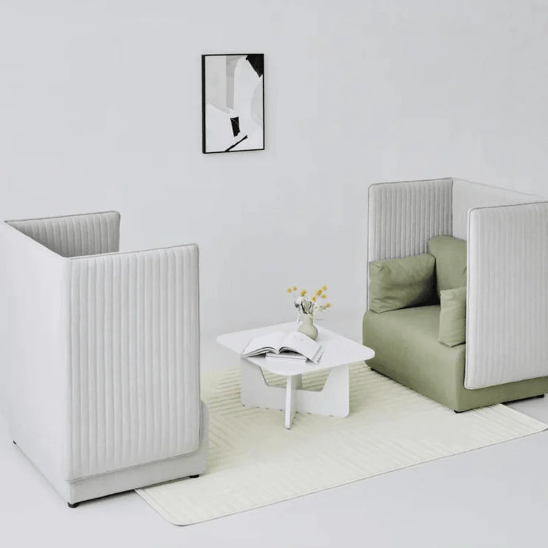 ST046 Laura fabric soundproof high back office sofa