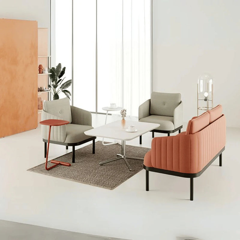 ST052 Silvio Two-seat simple office combed