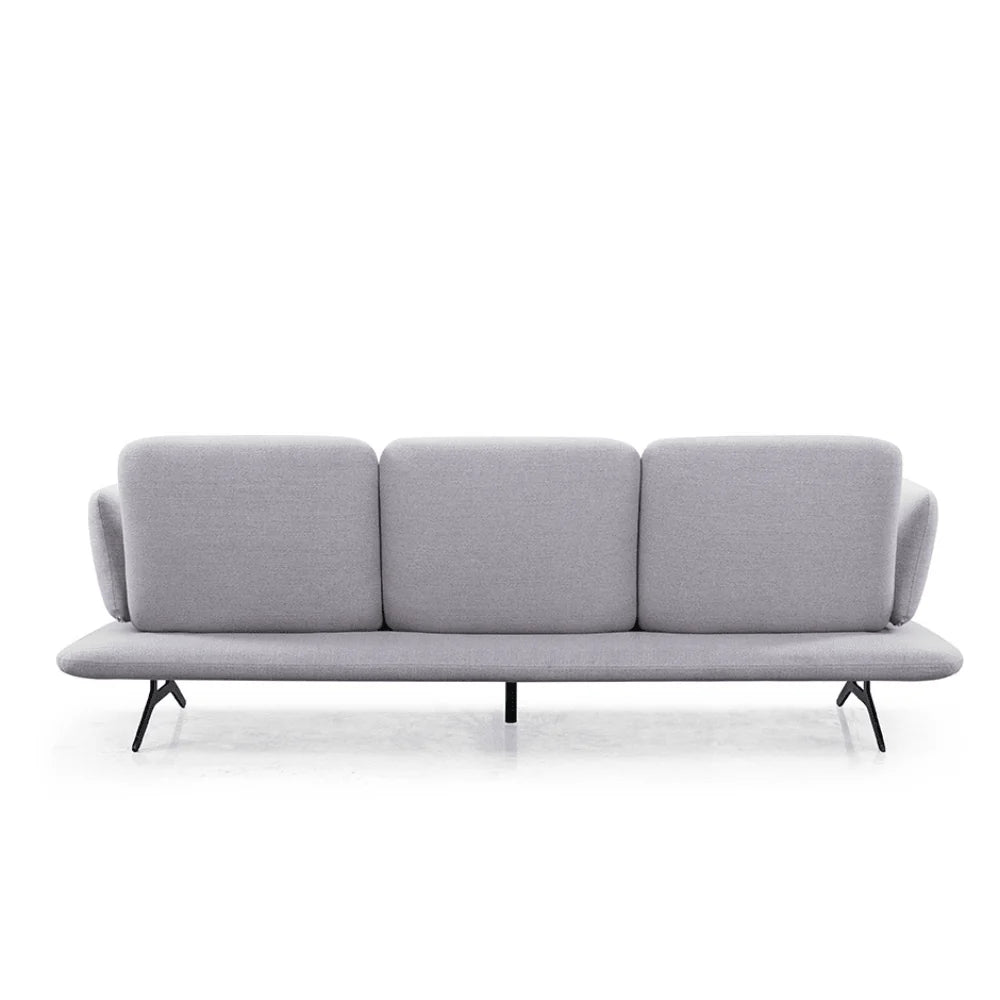 ST055 Serafino three-seat fabric office combing