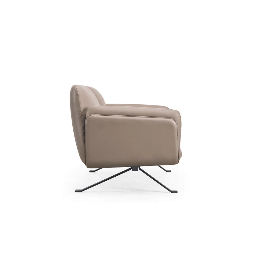 ST058 Noae Three-seat luxury imitation leather comb