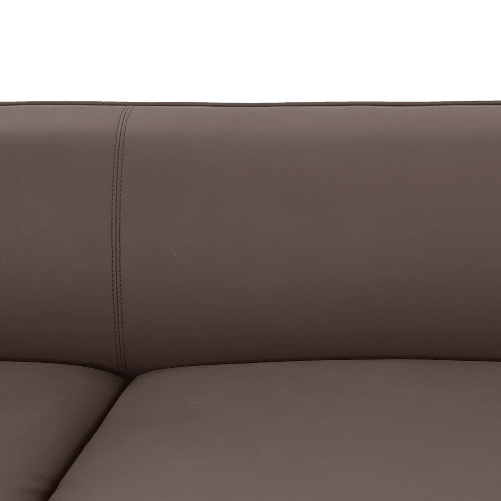 ST061 Remoo Three-seat office building casual leather combing