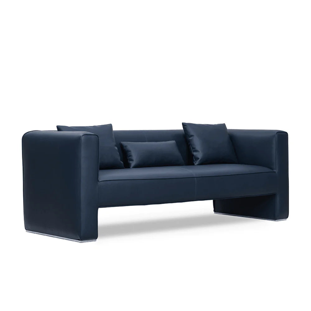 ST062 Isidoro Three-seat H-type luxury leather combing