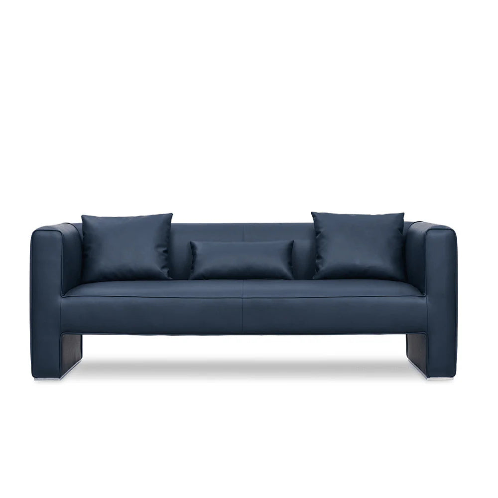 ST062 Isidoro Three-seat H-type luxury leather combing