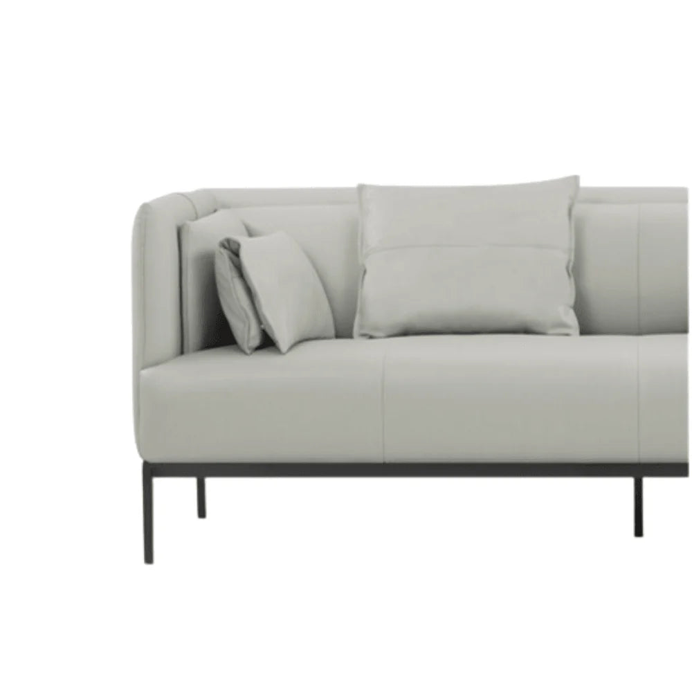 ST063 Azzurra Three-seat Commercial Leather Comb